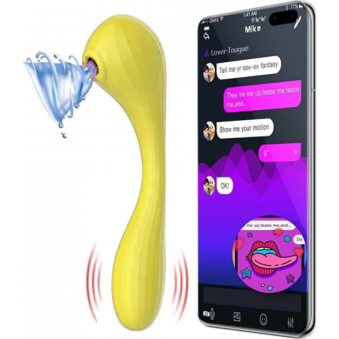 Вибратор MAGIC MOTION BOBI желтый 861161 Вибратор MAGIC MOTION BOBI желтый 861161