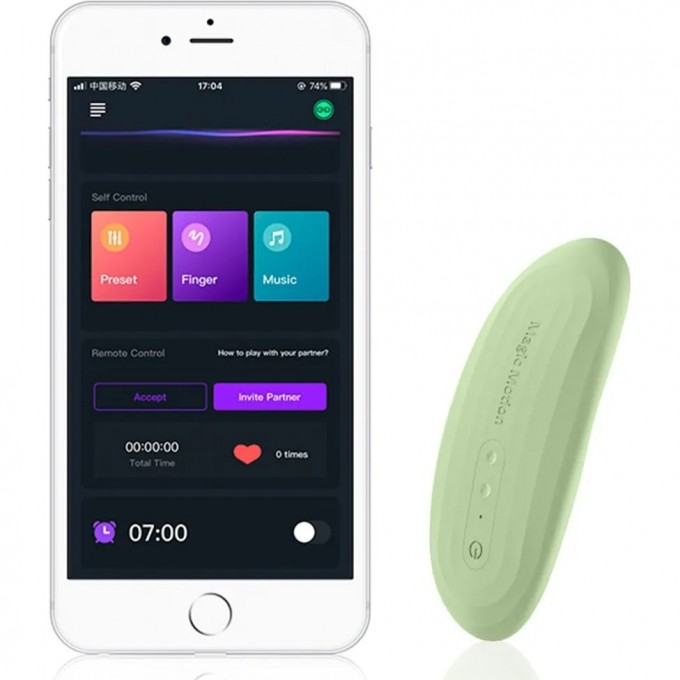 Вибратор MAGIC MOTION NYX зеленый 861139z Вибратор MAGIC MOTION NYX зеленый 861139z